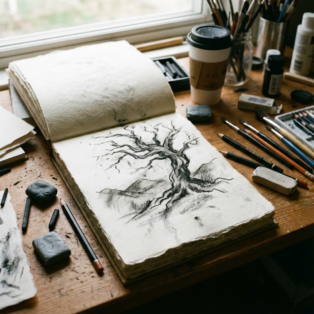 Tüm Boyutlarda Kağıt & Sketch Defteri